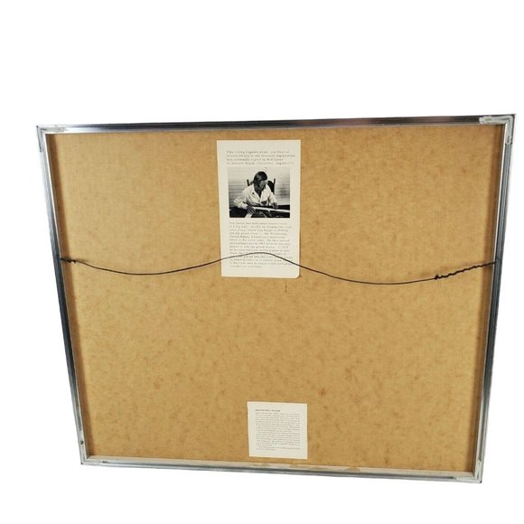 Robert Peak Print Rod Laver Sports Illustrated Living Legends Lithograph Signed - Picture 10 of 11